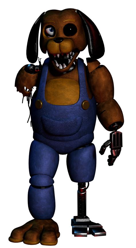 Sparky is a fan-made fifth animatronic in the Five Nights at Freddy's game, based on a screenshot that appeared on the internet. . Sparky the dog fnaf